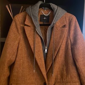 7 for all mankind long coat